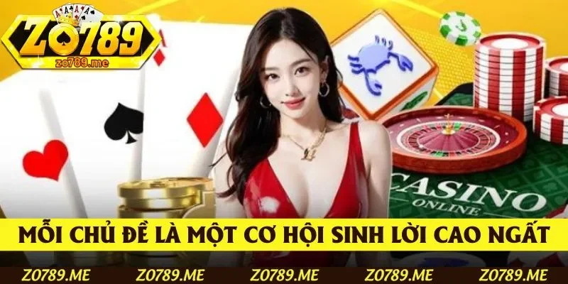Mỗi chủ đề là một cơ hội sinh lời cao ngất