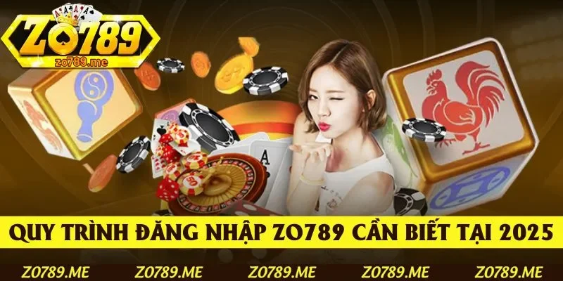 Quy trình đăng nhập Zo789 cần biết trong 2025