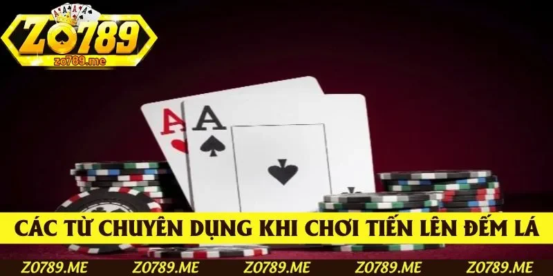 Các từ chuyên dụng khi tìm hiểu hướng dẫn chơi Tiến lên đếm lá